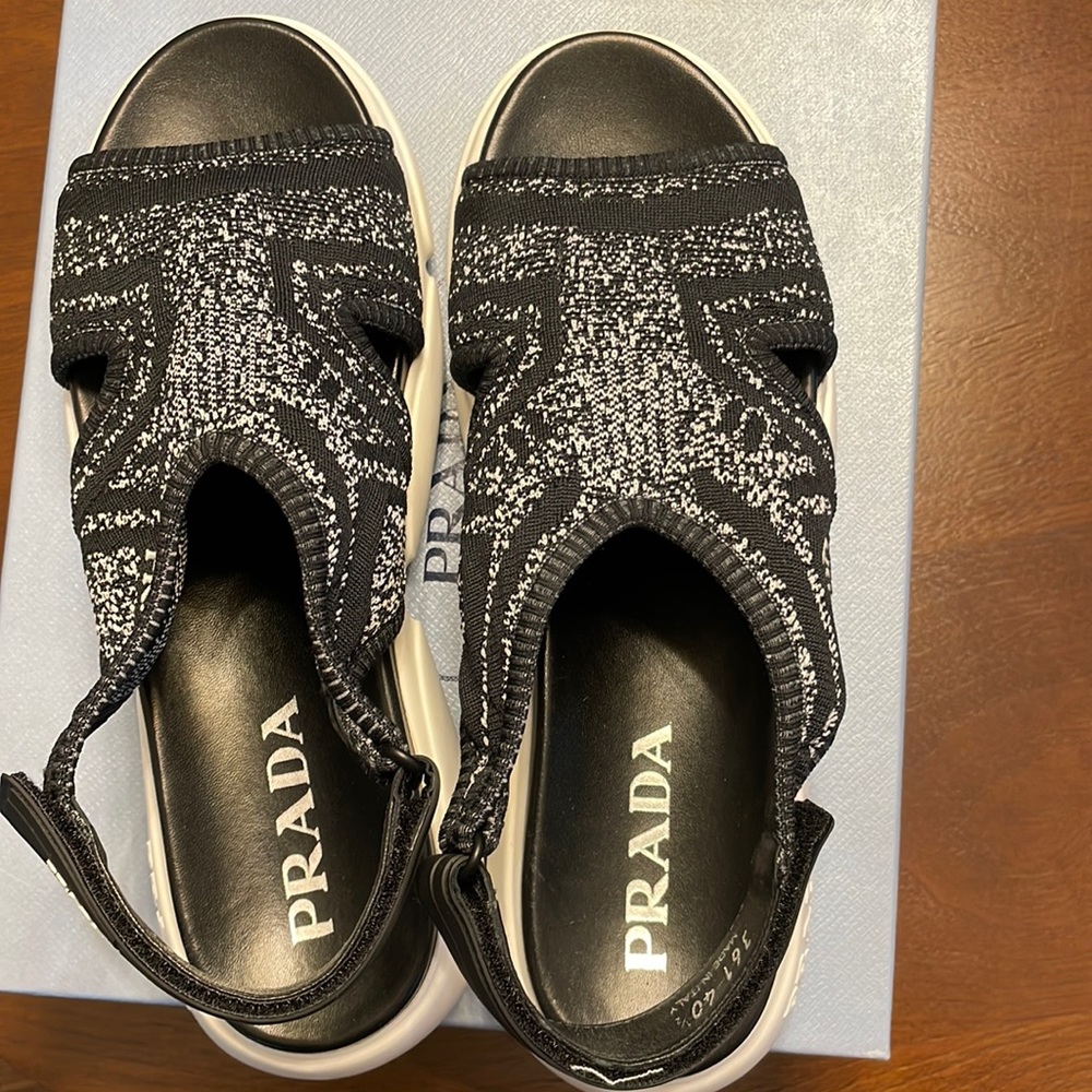Prada platform sandals- size 10.5